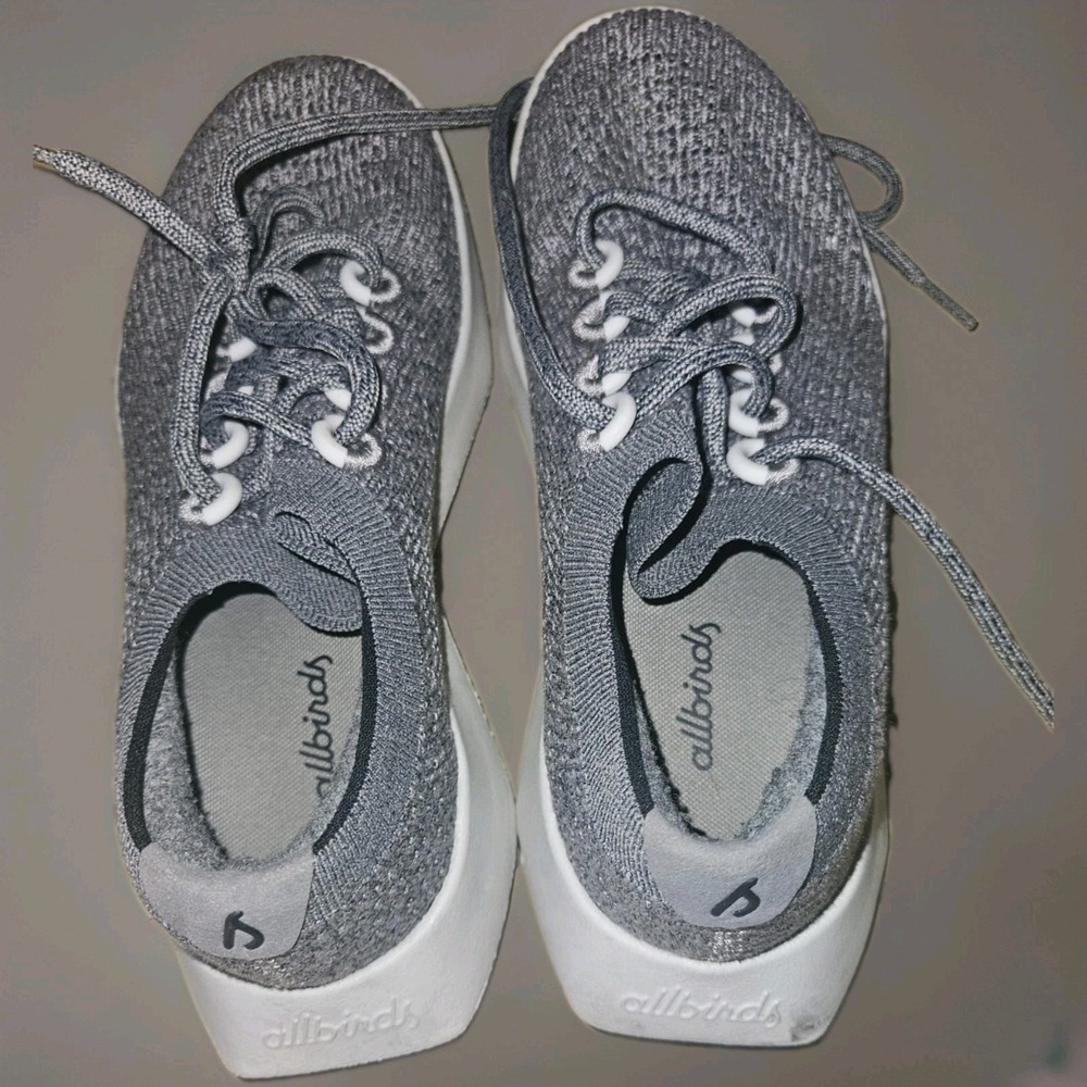 Allbirds TD2 Tree Dasher Black Knit Sneakers Womens Size 7 Shoes